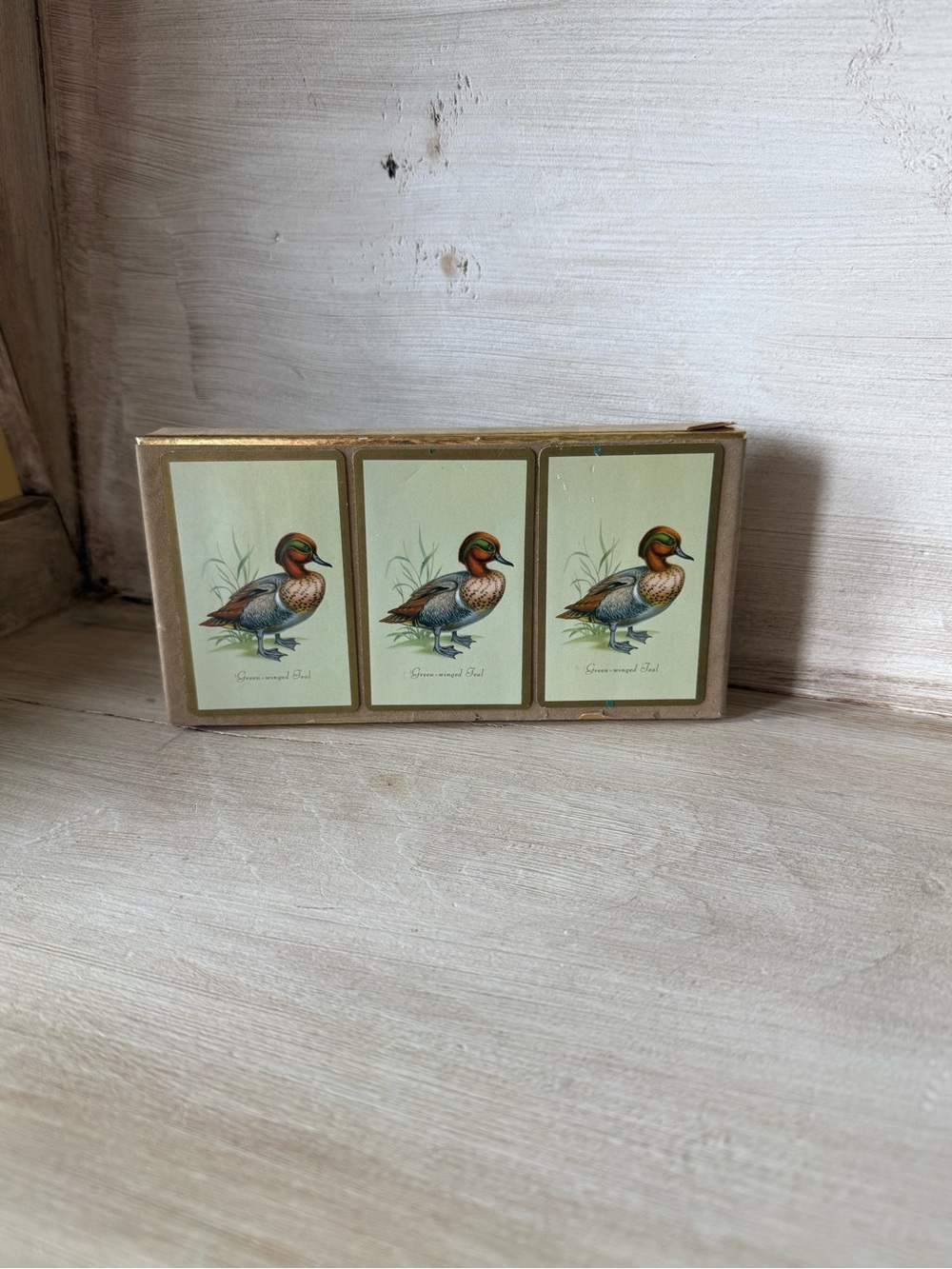 Vintage Congress For Samba 3 Pack Canasta Set Duck Teal